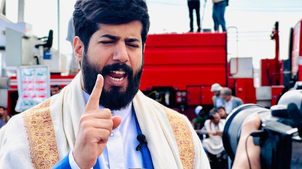 رضوان علي الحيمي الوزير المفوض في حكومة صنعاء التابعة لأنصار الله - سبوتنيك عربي